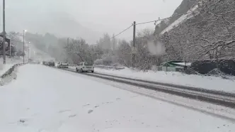 این جاده ها برفی است / هشدار به مسافران