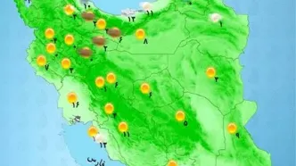 بارش در مناطق غربی و مرکزی کشور / هشدار بارش باران و برف در ۱۷ استان