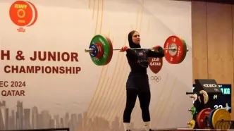 برنز دختر وزنه‌بردار ایران در مسابقات نوجوانان آسیا
