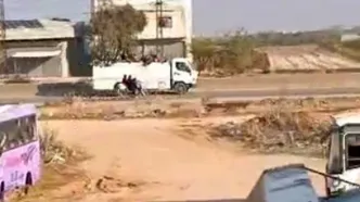 لحظه فرار ارتش سوریه از شهر حماه