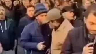 ببینید | تجمع حامیان امر به معروف و نهی از منکر؛ به مسئولین دستور می‌دهیم که تل آویو و حیفا را با خاک یکسان کنید!