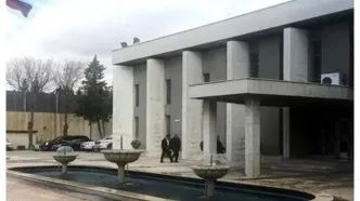 حضور کارکنان سفارت روسیه در دمشق