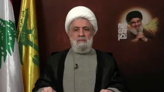 دیدار قالیباف و عراقچی با دبیرکل حزب‌الله در بیروت