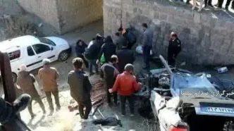 حادثه برای خودروی معلمان شهرستان خوی/۳معلم در حادثه رانندگی جان باخت