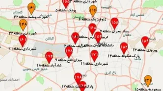 وضعیت هوای تهران قرمز شد