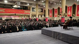 عکسی از معاون ابراهیم رئیسی و الهام چرخنده در بیت رهبری