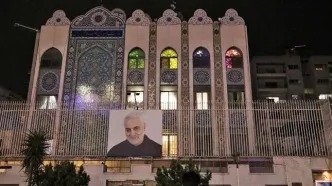 ورود عناصر مسلح به ساختمان سفارت ایران در دمشق + فیلم