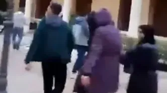 ورود مردم به کاخ ریاست جمهوری سوریه + فیلم
