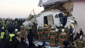 جزئیات سقوط هواپیمای مسافربری در قزاقستان با ۷۲ سرنشین