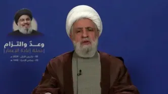 دبیرکل حزب‌الله در لباس رزم