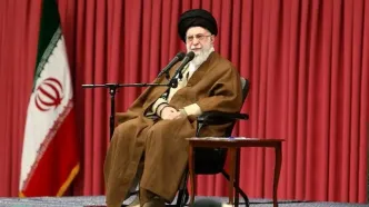 حضور الهام چرخنده در دیدار امروز با رهبر انقلاب + عکس