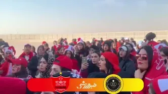 حضور هواداران پرسپولیس در نقش جهان