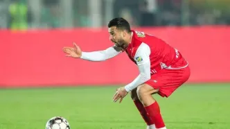 گل اول پرسپولیس به تراکتور با ضربه رفیعی