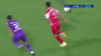 گل پنجم پرسپولیس به هوادار توسط اورونوف  + ویدئو