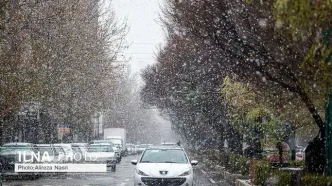 بارش برف و باران در جاده‌های ۶ استان