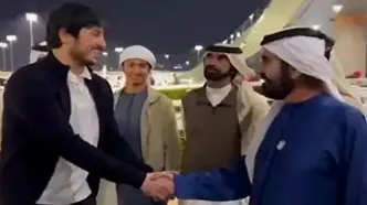 دیدار سردار آزمون با نخست وزیر امارات و حاکم دبی/فیلم