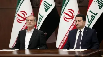 دیدار رئیس‌جمهور و نخست وزیر عراق
