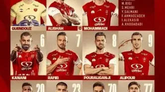 ترکیب پرسپولیس مقابل ذوب آهن​