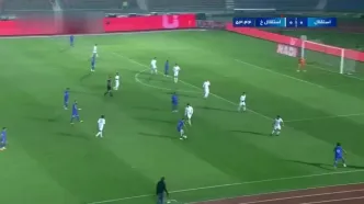 خلاصه بازی استقلال 2 - استقلال خوزستان 0 + ویدئو