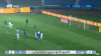 ویدیو گل اول استقلال به استقلال خوزستان امروز پنجشنبه ۱۱ بهمن