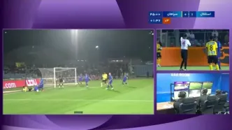 خلاصه بازی استقلال 1 - سپاهان 1 + ویدئو