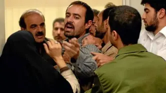 پشت صحنه سکانس دیدنی جدایی نادر از سیمین با بازی شهاب حسینی + فیلم