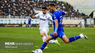تساوی بدون گل استقلال و ملوان در انزلی
