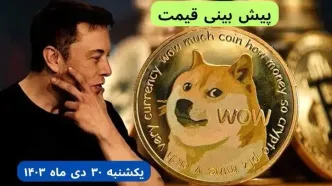 پیش بینی قیمت دوج کوین | قیمت لحظه‌ای دوج کوین امروز شنبه ۲۹ دی ماه ۱۴۰۳