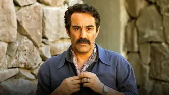 عکس شوکه کننده از گریم زنانه محسن تنابنده / نقی معمولی را ببینید نمی شناسید !