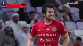 فیلم گلزنی سردار آزمون در بازی امشب شباب الاهلی مقابل العین
