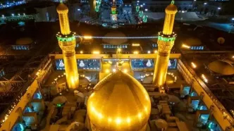 تصویری از رهبر معظم انقلاب در حرم امام حسین علیه السلام