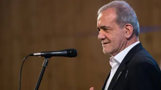 حضور پزشکیان در دومین سالگرد بازگشت ناو گروه ۸۶ ارتش