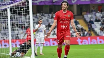 ببینید | گلزنی سردار آزمون در بازی امشب الاهلی - العین