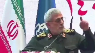 خبر مهم سردار قاآنی از شکست سنگین اسرائیل