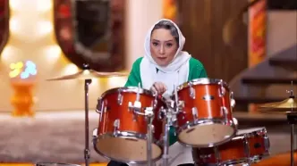 عکسی جالب از سحر ولدبیگی و دروازه‌بان ملی‌پوش با لباس عروسی!