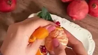 میوه آرایی زمستانی مناسب شب یلدا