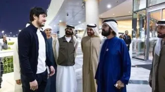 دیدار صمیمانه سردار آزمون با حاکم دبی/ ویدئو