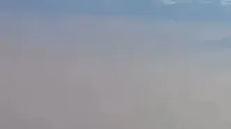 خودنمایی دماوند بر فراز دریایی از آلودگی