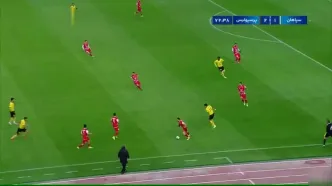 خلاصه بازی سپاهان 3 - پرسپولیس 2 + ویدئو