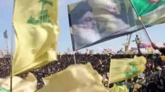 آغاز مراسم تشییع پیکر شهیدان نصرالله و صفی الدین