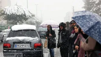 دمای زیر صفر در تمامی ایستگاه‌های هواشناسی تهران