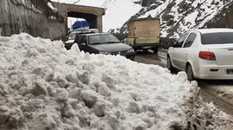 خبر بد برای مسافران شمال / سقوط بهمن در جاده کندوان