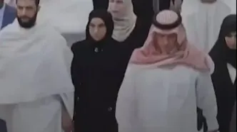 ببینید | همسر جولانی برای نخستین بار در کنار او دیده شد