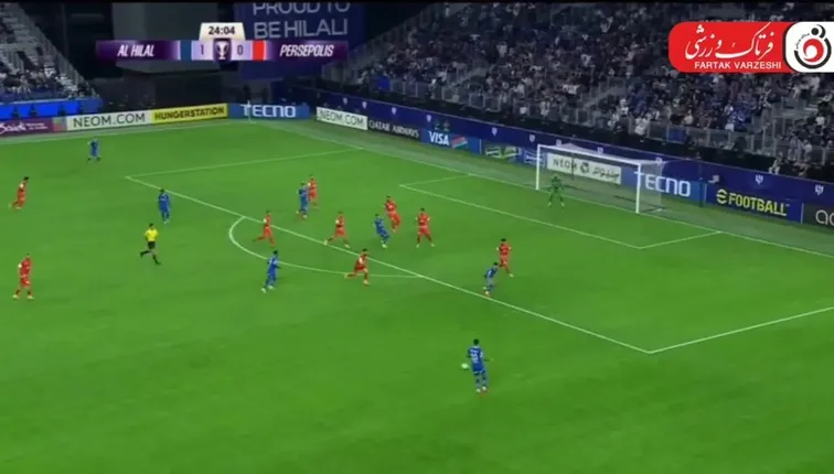 گل دوم الهلال به پرسپولیس توسط کانسلو