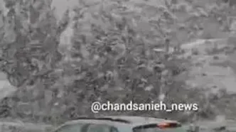 شروع بارش سنگین برف در تهران