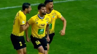 (ویدیو) گل دوم سپاهان به پرسپولیس توسط دانشگر دقیقه ۸۸