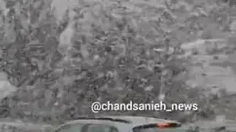 شروع بارش سنگین برف در تهران