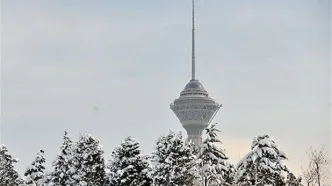 بارش برف در تهران