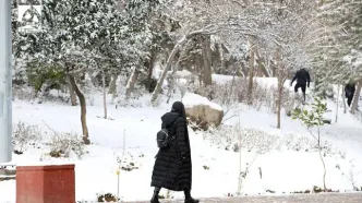 تهران زیر صفر رفت و یخ زد