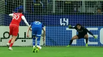 گل اول پرسپولیس به الهلال توسط گولسیانی+ ویدیو